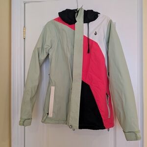 Volcom Clove Insulated Women's Multicolor Snow Ski Jacket Size Medium